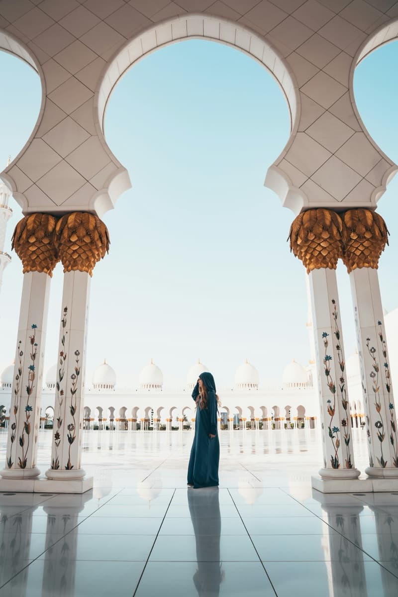 Visitors in a cultural venue